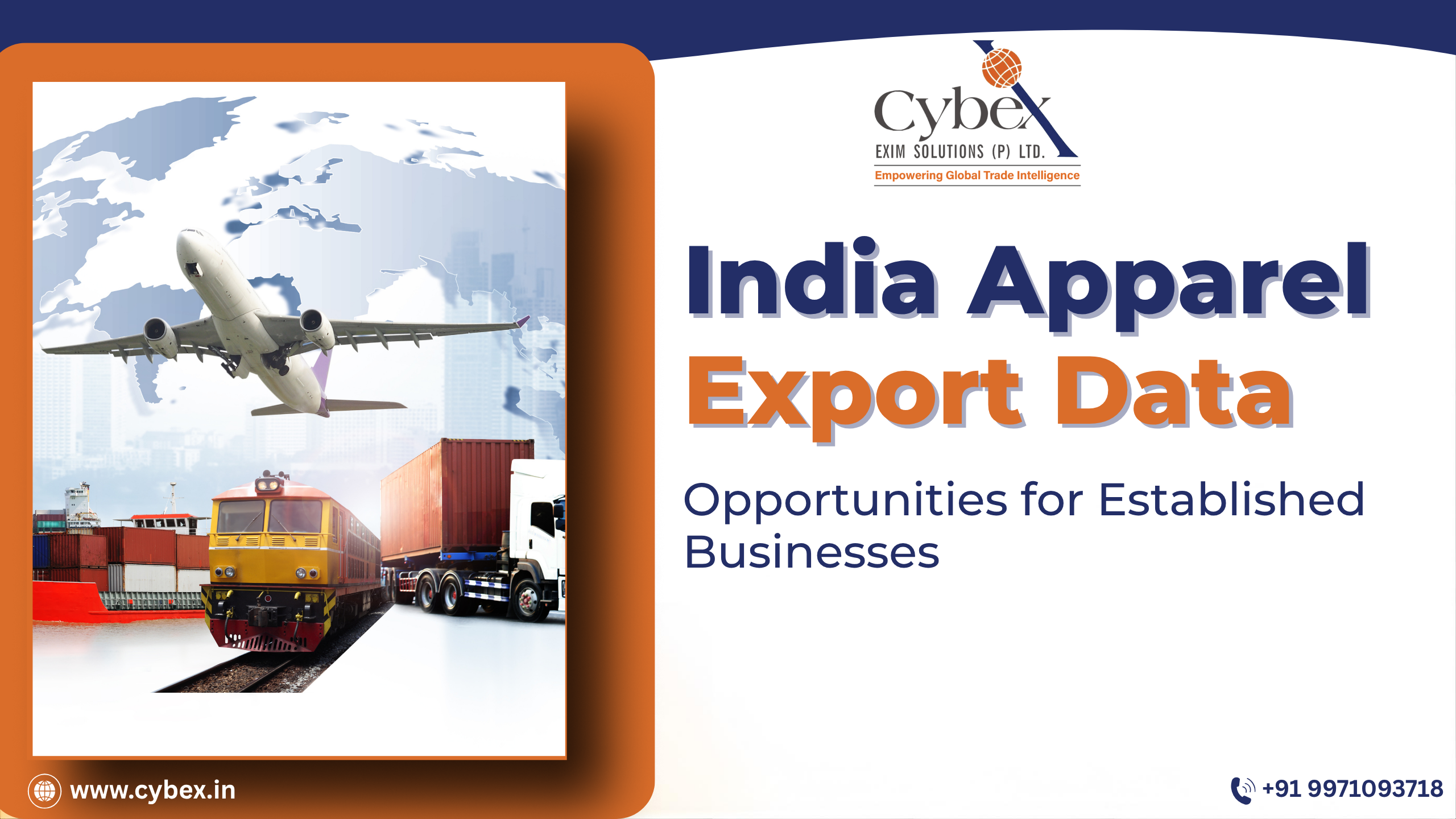 India Apparel Export Data 2025 – Opportunities for Established Businesses | Cybex Exim Solutions providing detailed export insights for the textile and garment industry.